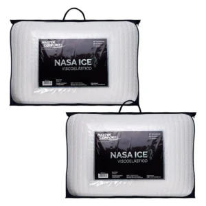 kit 2 travesseiros nasa visco ice refrescante