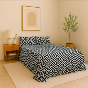 colcha premium essence queen 2,40 x 2,65cm 3 peças 400 fios