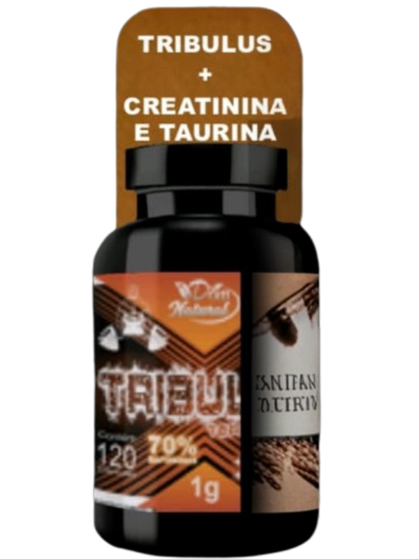 tribulus + creatina e taurina canva